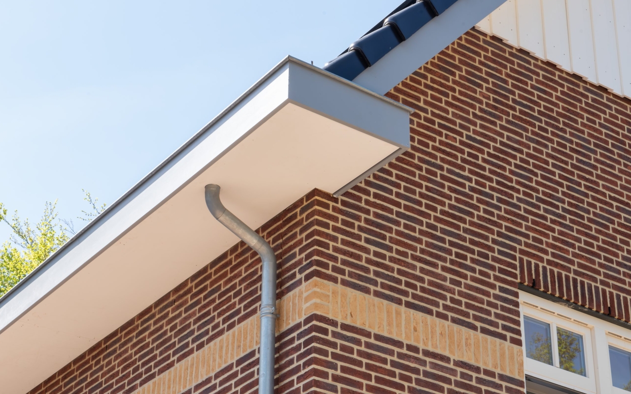 Detail goot vrijstaand herenhuis aan de Hulakker in Lunteren